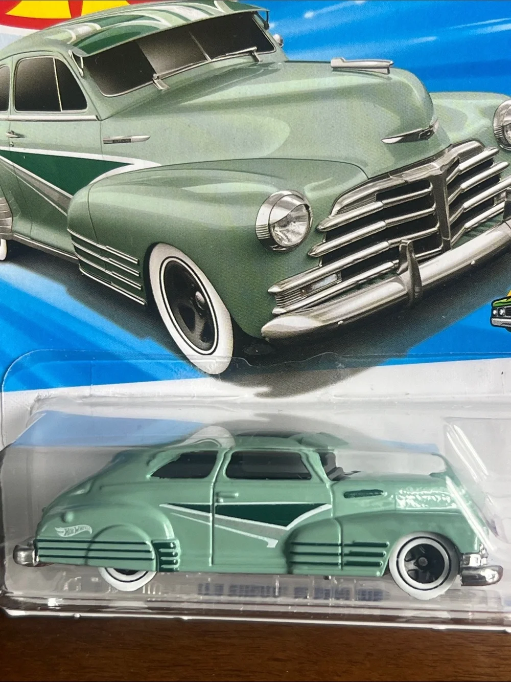 '47 Chevy Fleetline – Green Die-Cast Hot Wheels